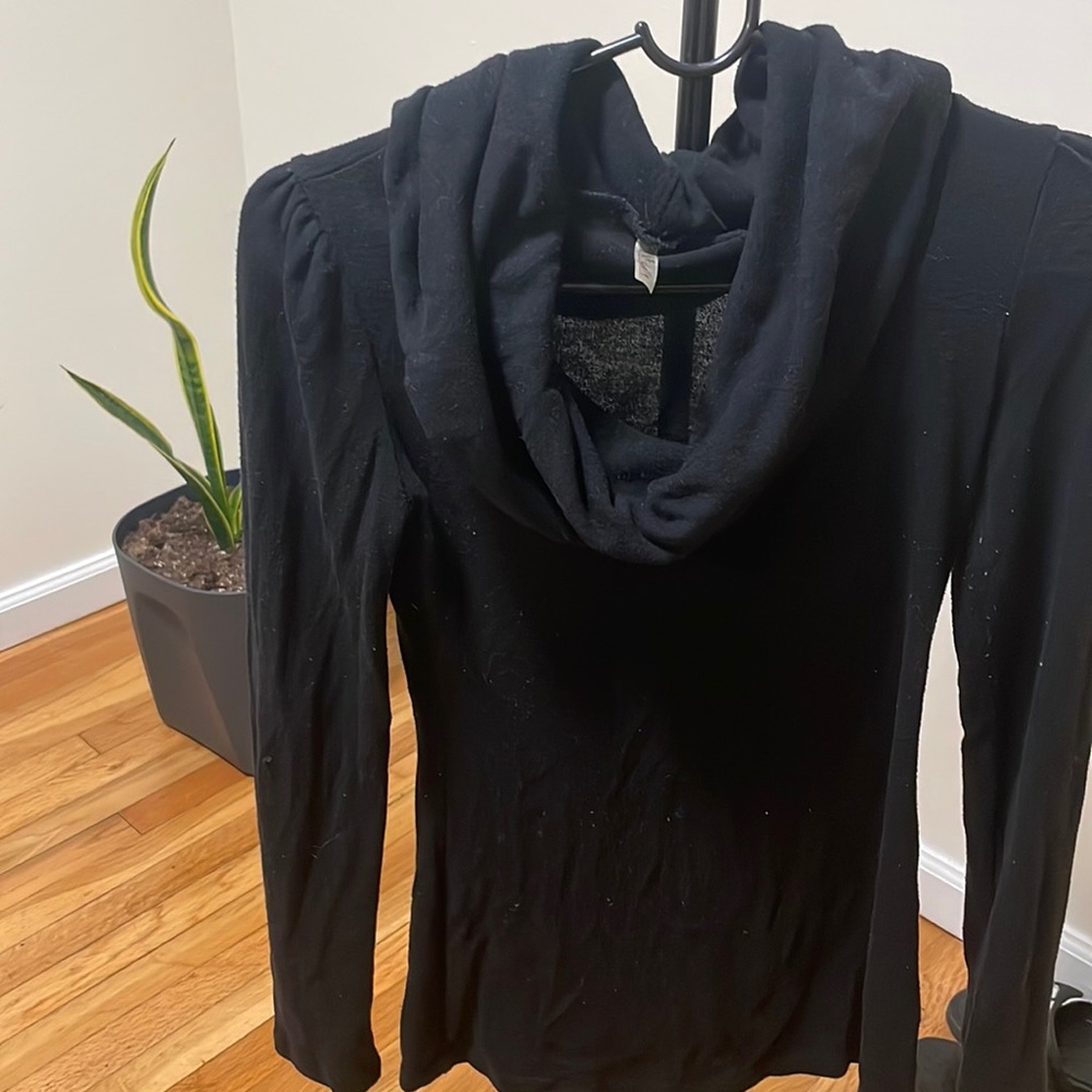 Long turtleneck black